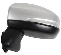 Pexorin Car Door Mirror Unit Car Exterior Rearview Mirror, for Jazz 2015 2016 2017 Gk5 with Turn Signal Lights 76258-T9J-H21(BLACK 3 Wire Silver Left Passenger Side)