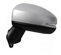 Pexorin Car Door Mirror Unit Car Exterior Rearview Mirror, for Jazz 2015 2016 2017 Gk5 with Turn Signal Lights 76258-T9J-H21(BLACK 7 Wire Silver Left Passenger Side)