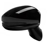 Pexorin Car Door Mirror Unit Car Exterior Rearview Mirror, for Jazz 2015 2016 2017 Gk5 with Turn Signal Lights 76258-T9J-H21(BLACK 3 Wire Black Right Driver Side)