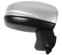 Pexorin Car Door Mirror Unit Car Exterior Rearview Mirror, for Jazz 2015 2016 2017 Gk5 with Turn Signal Lights 76258-T9J-H21(BLACK 3 Wire Silver Right Driver Side)