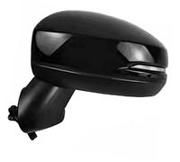 Pexorin Car Door Mirror Unit Car Exterior Rearview Mirror, for Jazz 2015 2016 2017 Gk5 with Turn Signal Lights 76258-T9J-H21(BLACK 5 Wire Black Left Passenger Side)