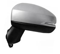 Pexorin Car Door Mirror Unit Car Exterior Rearview Mirror, for Jazz 2015 2016 2017 Gk5 with Turn Signal Lights 76258-T9J-H21(BLACK 5 Wire Silver Left Passenger Side)