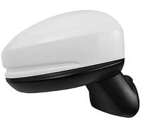 Pexorin Car Door Mirror Unit Car Exterior Rearview Mirror, for Jazz 2015 2016 2017 Gk5 with Turn Signal Lights 76258-T9J-H21(BLACK 3 Wire White Right Driver Side)