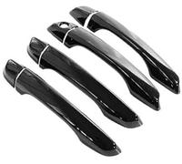 Pexorin Car Exterior Front Left, for Citroen, for C3, for Cross SX SY MK3 2017 2018 2019 2020 2021 2022 2023s Covers Exterior Scratch Protective Decor Car Accessories Car Door Handle Cover(Black A)