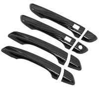Pexorin Car Exterior Front Left, for Citroen, for DS, 6 WR 2014 2015 2016 2017 2018 2019 2020 Door Handle Covers Car Protective Sticker Car Exterior Accessories Gadget Car Door Handle Cover(Black G)
