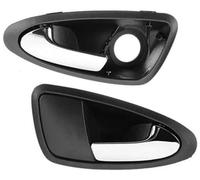 Pexorin Car Inner Interior Door Handle Auto Front Left Right Interior Inside Inner Door Handle, for Seat, for Ibiza 2009 2010-2012 6J1837113A 6J1837114A Interior Door Handle(Black Kit)