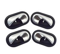 Pexorin Car Interior Inner Door Handles 8200028487 8200028486， for MK3 Megane II Clio Scenic, for Citroen, Berlingo, for Dacia, Logan Car Interior Door Handle(Black A Set 4 Side)