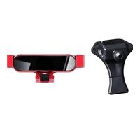 Pexorin Car Mobile Phone Holder, for Mercedes-Benz, W117 C117 C118 CLA 2022 Mounts Bracket GPS Stand Rotatable Support Accessories 3 Color Car Phone Mount(Red13-19)