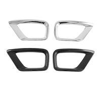 Pexorin Car Rear Fog Light Lamp Cover Trim Bezel Frame Styling, for Subaru, Outback BT 2021 2022 Fog Light Trim(BLACK Silver)