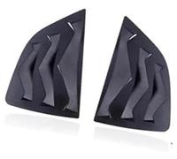 Pexorin Car Rear Louver Trim Sticker, for JAZZ, 2014-2019 Window Side Shutter Cover Vent Scoop ABS Carbon Fiber Gloss Black Auto Rear Window Louver Cover Trim(BLACK Matte Black)