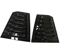 Pexorin Car Rear Louver Window Cover Trim Sticker, for Chevrolet, for Cruze, 2016-2019 Side Shutter Vent Scoop ABS Carbon Fiber Auto Rear Window Louver Cover Trim(BLACK Gloss Black)