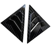 Pexorin Car Rear Louver Window Cover Trim Sticker, for Kia, K3 Forte,2009-2013 Side Shutter Vent Scoop ABS Carbon Fiber Rear Window Louver Cover Trim