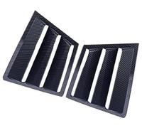 Pexorin Car Rear Louver Window Cover Trim Sticker, for Mazda, 6 Atenza 2014-2021 Vent Scoop ABS Carbon Fiber Accessories Auto Side Shutter Rear Window Louver Cover Trim(BLACK Carbon)
