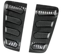 Pexorin Car Rear Louver Window Cover Trim Sticker, for Swift, 2005-2010 4 Doors Side Shutter Vent Scoop ABS Carbon Fiber Auto Parts Rear Window Louver Cover Trim