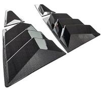 Pexorin Car Rear Louver Window Cover Trim Sticker, for Toyota, for Corolla, Sedan 2019-2023 Vent Scoop Carbon Fiber Style Black Side Shutter Rear Window Louver Cover Trim