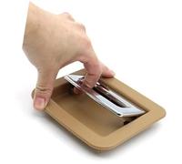 Pexorin Car Rear Trunk Luggage Tail Cover Mat Floor Carpet Handle Latch Button, for Porsche, for Cayenne, for 7P5 2011-2016 95855111500 95855111501 car Boot Liner Lifting Handle(Beige)