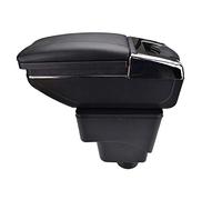 Pexorin Car Rotatable Armrest Rest Center Console Storage Box Cup Holder Rotatable, for Ford, for Ecosport, 2013-2017 2014 2015 2016 Car Armrest Box(Black Thread)