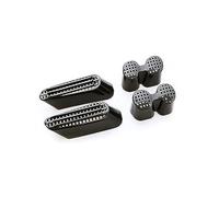 Pexorin Car Under, for Seat, Floor Rear AC Heater Air Conditioner Duct Vent Cap Grill Outlet Cover Trim Anti Debris, for Q2 Q3 Q5 Q7 Q8 Interior Mouldings Rear Seat Air Vent(Black Q3 8U 2011-2018)