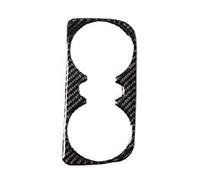Pexorin Carbon Fiber Cup Holder Decorative Frame Car Styling Control Gear Shift Panel Cover Trim Interior Accessories, for, Q7 2016-2017 Car Window Switch Trim(Part B)
