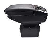 Pexorin Center Armrest Console Car Arm Rest Rotatable Storage Box, for NISSAN, for VW, for Kia, Car Armrest Box(Black thread)