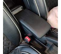 Pexorin Central Store Content Box, for NISSAN, Livina Double Layer Large Space Armrest Box With Ashtray USB Charging Car Modification Acce Car Armrest Box(F Style All Black)