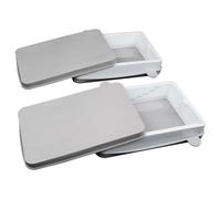 Pexorin Ceramic Resin Vat Set with FEP Film and Covers Easy to Clean, for Anycubic, photon/Mono 4k and, for ELEGOO, mars 3D Printer Parts printer display protective film(2pcs without films)