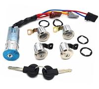 Pexorin Complete Set Ignition Switch Door Lock Cylinder with 2 Keys, for Citroen, for Berlingo Xsara Picasso 1999-2005, for Partner, 1996-2008 9170G3 252522 Barrel Door Lock Actuator