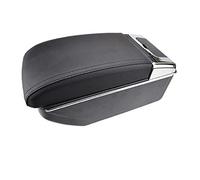 Pexorin Dual Layers Armrest Rest Center Console Storage Box Leather, for Mazda, CX-3 2015-2018 2016 2017 CX3 CX 3 Car Armrest Car Armrest Box(Black Thread)