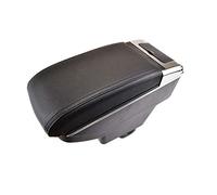 Pexorin Dual Layers Centre Arm Console Armrest, for Suzuki, SX4 2007-2013, for Fiat, Sedici Armrest Rest Center Console Storage Box Car Armrest Box(Black Thread)