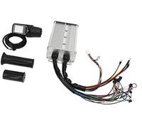 Pexorin Electric Scooter Controller Panel Set 1500W Power 50A Current Limiting with Half Twist Throttle, for Electric Bikes 22.5mm Handlebars scooter controller meter kit