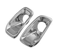 Pexorin For Jeep, for Renegade 2015-2017 ABS Chrome Front Fog Light Lamp Cover Trim Foglight Bezel Decoration Frame Fog Light Cover