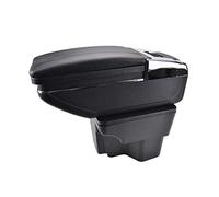 Pexorin For Kia, Rio 3 Rio3 2012 2013 2014 2015 2016 Center Centre Console Storage Box Armrest Arm Rest Rotatable UB Car Armrest Box(Black thread)