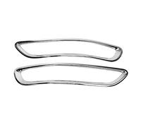 Pexorin For Kia, Sportage KX5 QL 2015 2016 2017 2018 Car Chrome Rear Reflector Fog Light Lamp Cover Trim Bezel Frame Fog Light Trim