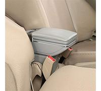 Pexorin For MG, ZS Armrest Leather Arm Rest Rotatable Storage Box Car Accessories Center Centre Console Rise Decoration Auto 2019 Car Armrest Box(Grey)