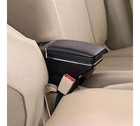 Pexorin For Suzuki, SX4 Armrest Box Central Store Content Box Cup Holder Ashtray Decoration Interior Car-styling Accessories Parts Car Armrest Box(Red Thread)
