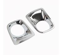 Pexorin For TOYOTA, for Land Cruiser FJ70 FJ76 FJ77 FJ78 FJ79 LC76 LC77, ABS Chrome Front Fog Light Lamp Trim Cover 2Pcs Car Styling Fog Light Cover