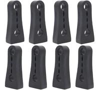 Pexorin For Toyota, for RAV4, XA20 XA30 XA40 XA50 2001 2002-2022, Door Lock Damper Buffer Deadener Seal Shock-Absorbing Damping Protector Noise Reduction Pad (Size : 4Pcs) Car Damper(BLACK 8Pcs)