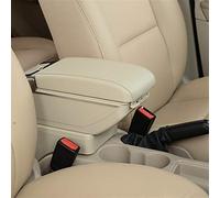 Pexorin For Vios 2002-2008 Armrest Box Central Store Content Storage Box With Ashtray Car Armrest Box(C Styke Beige)