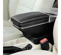 Pexorin For Vios 2002-2008 Armrest Box Central Store Content Storage Box With Ashtray Car Armrest Box(A Styke All Black)