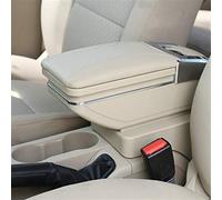 Pexorin For Vios 2002-2008 Armrest Box Central Store Content Storage Box With Ashtray Car Armrest Box(A Styke Beige)