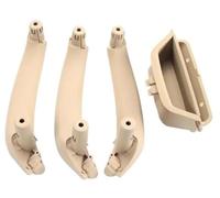 Pexorin for, X3 X4 F25 F26 2010-2016 LHD RHD Car Front Left Door Inner Handle Pull Trim Door Interior Panel Handle 51417250307 Interior Door Handle(Black RHD 4pcs Beige)