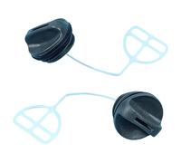 Pexorin Gas Fuel Oil Tank Caps Kit, for Husqvarna, 362 365 371 372XP 385XP 390XP Chainsaw OEM 537 21 52-02 Replacement Parts Garden Fuel Tank Cap