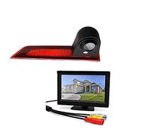 Pexorin HD 720P Brake Light Camera Replace Stop Lights+4.3 Monitor, for Ford, Transit Custom V362 2012-2019 Rear View Waterproof Car Third Brake Light Camera