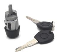Pexorin Ignition Switch Lock Barrel Set, for Vw, for Transporter, for Caravelle T4 1990-2003 Door Cylinder with Keys Door Lock Actuator