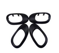Pexorin Interior Door Handle Inner Door Panel Handle Pull Moulding Trim Cover, for Citroen, C2, for Peugeot, 206 207 9119F2 9119F4 Car Interior Door Handle(Black A Set 4 Side)
