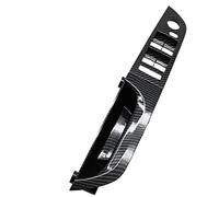 Pexorin Left Hand Driver Carbon Fiber Interior Door Pull Handle Armrest Panel, for, 3 Series E90 E91 316 318 320 325 328 Interior Door Handle(Black 35.5 B2)