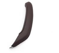Pexorin LHD RHD Car Interior Passenger Door Left Right Pull Handle Leather Outer Cover Trim, for, X3 X4 F25 F26 2010-2016 Interior Door Handle(Moka Left)
