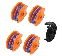 Pexorin Line String Trimmer Spool, for Qualcast GGT4401, GGT4502, GGT600A1, GT25 350 Watt, GT30, GGT450A1, Replacement Trimmer Spool Garden Grass Trimmer Line 8.3 metre x 1.65mm (8 Spool+2 Cover) lawn