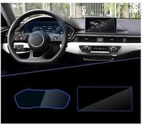 Pexorin Navigation Display Film Car Navigation Instrument Gps Full Screen Protector Tempered Glass, for Q5 Fy 80A Mk2 2017-2020(BLACK Type C)