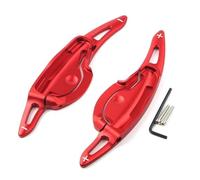Pexorin Paddle Shifter, for Hyundai, Palisade LX2 Nexo 2018 2019 2020 2021 2022 Car Steering Wheel Gear Extend Sticker Car Accessories Car Paddle Shifters(Black Red)
